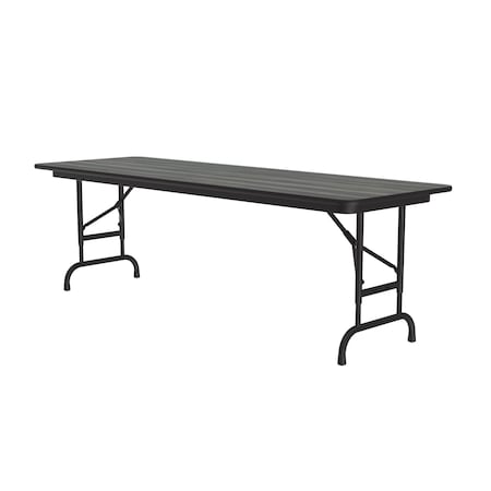 CFA Adjustable HPL Folding Tables 24x72 New England Driftwood